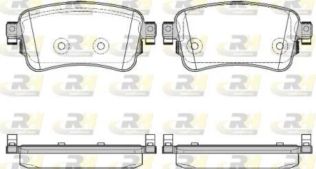 Гальмівні колодки дискові ROADHOUSE 21720.00