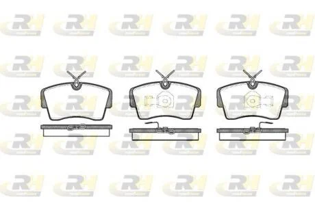 Гальмівні колодки дискові ROADHOUSE 2173.00
