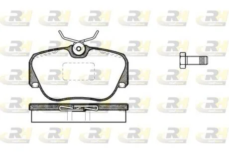 Гальмівні колодки дискові ROADHOUSE 2284.00