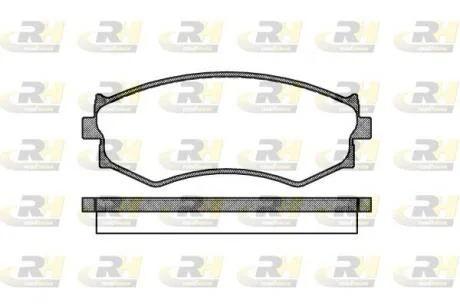 Гальмівні колодки дискові ROADHOUSE 2287.00