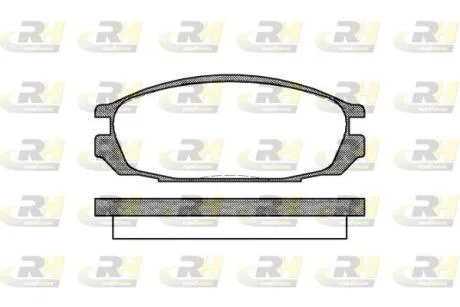 Гальмівні колодки дискові ROADHOUSE 2292.00