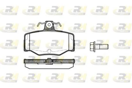 Гальмівні колодки дискові ROADHOUSE 2343.00