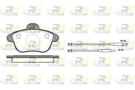 Гальмівні колодки дискові ROADHOUSE 2401.04