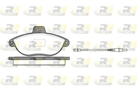 Гальмівні колодки дискові ROADHOUSE 2602.02