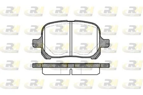 Гальмівні колодки дискові ROADHOUSE 2621.00