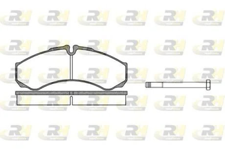Гальмівні колодки дискові ROADHOUSE 2651.00