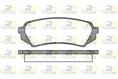 Гальмівні колодки дискові ROADHOUSE 2706.00