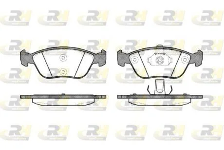 Гальмівні колодки дискові ROADHOUSE 2722.00