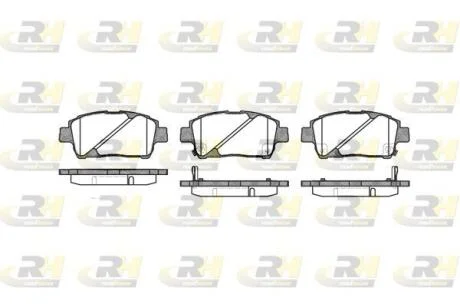 Гальмівні колодки дискові ROADHOUSE 2740.02