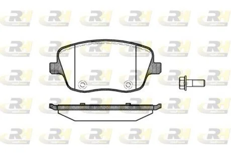 Гальмівні колодки дискові ROADHOUSE 2775.00