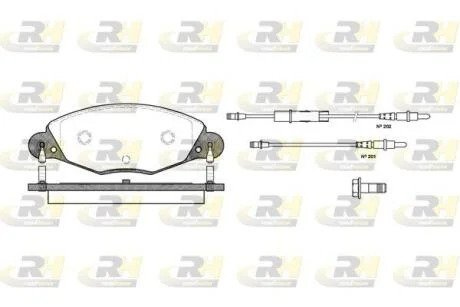 Гальмівні колодки дискові ROADHOUSE 2827.04