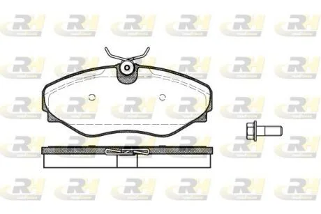 Гальмівні колодки дискові ROADHOUSE 2834.20