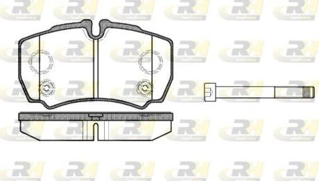 Гальмівні колодки дискові ROADHOUSE 2849.10
