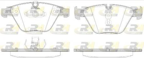 Гальмівні колодки дискові ROADHOUSE 2857.50