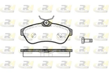 Гальмівні колодки дискові ROADHOUSE 2880.00