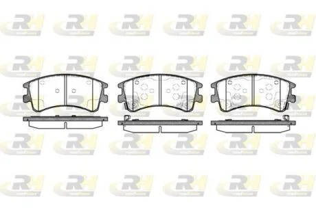 Гальмівні колодки дискові ROADHOUSE 2970.02