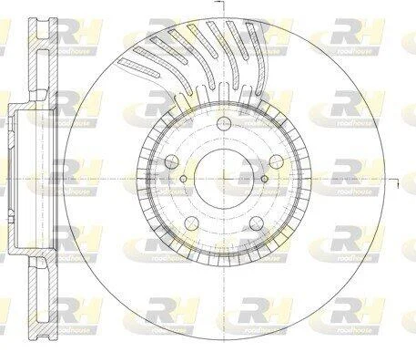 Гальмівний диск ROADHOUSE 61179.10 (фото 1)