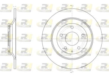 Гальмівний диск ROADHOUSE 61518.00
