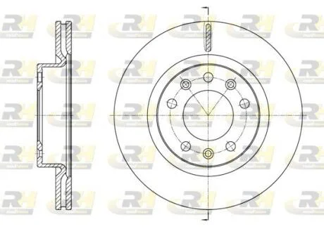 Гальмівний диск ROADHOUSE 61584.10