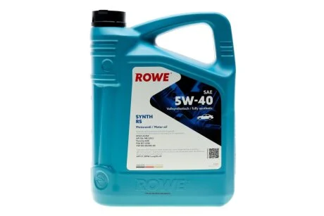 Олива моторна HIGHTEC SYNTH RS SAE 5W-40 (4 L) ROWE 20001004099