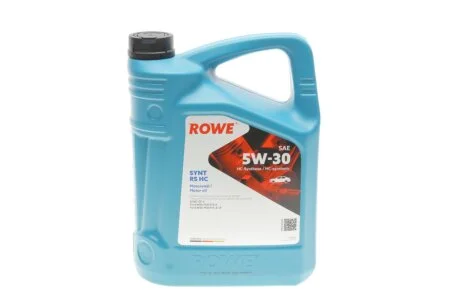 Олива моторна HIGHTEC SYNT RS SAE 5W-30 HC (5 L) ROWE 20024005099