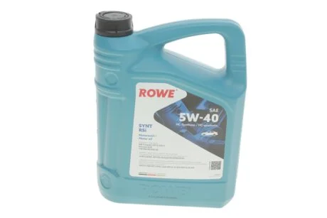 Олива моторна HIGHTEC SYNT RSi SAE 5W-40 (4 L) ROWE 20068004099