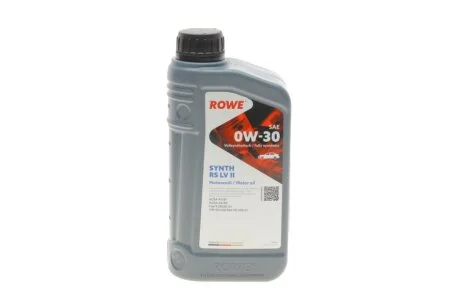 Олива моторна HIGHTEC SYNTH RS SAE 0W-30 LV II (1 L) ROWE 20069001099