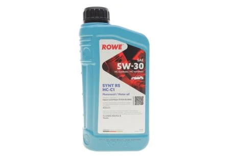 Олива моторна HIGHTEC SYNT RS SAE 5W-30 HC-C1 (1 L) ROWE 20109001099