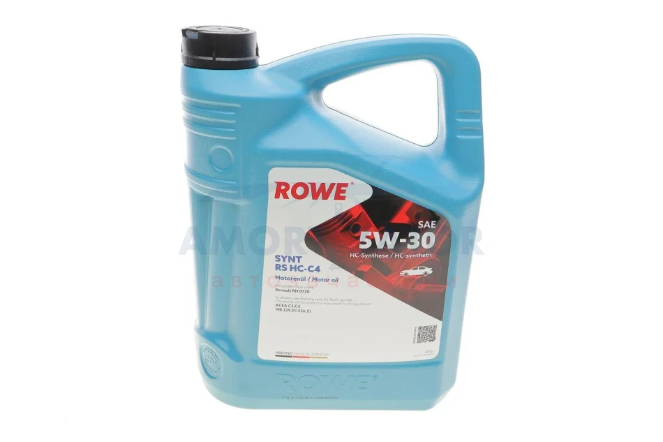 Олива моторна HIGHTEC SYNT RS SAE 5W-30 HC-C4 (5 L) ROWE 20121005099 (фото 1)