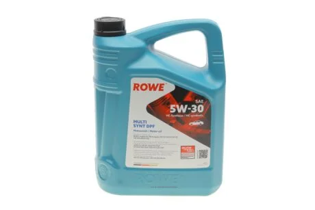 Олива моторна HIGHTEC MULTI SYNT DPF SAE 5W-30 (5 L) ROWE 20125005099