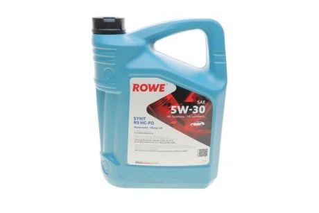 Олива моторна HIGHTEC SYNT RS SAE 5W-30 HC-FO (5 L) ROWE 20146005099