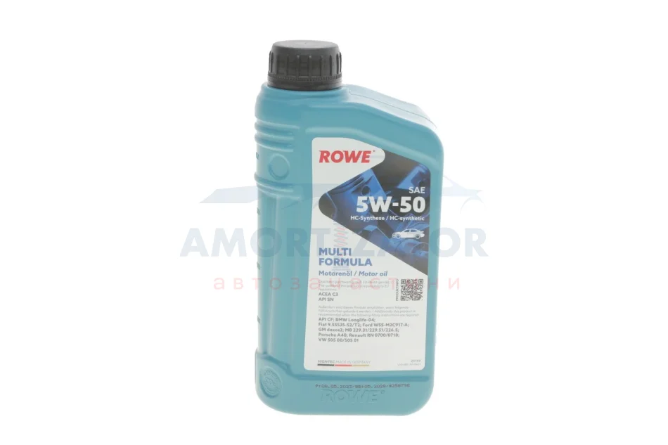 Олива моторна HIGHTEC MULTI FORMULA SAE 5W-50 (1 L) ROWE 20148001099 (фото 1)