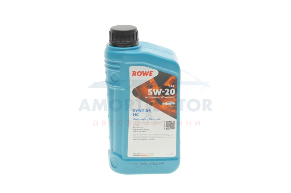 Олива моторна HIGHTEC SYNT RS HC SAE 5W-20 (1 L) ROWE 20186001099 (фото 1)