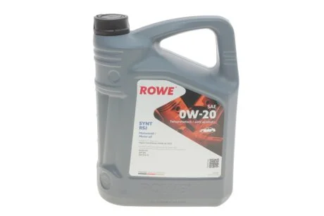 Олива моторна HIGHTEC SYNT RSJ SAE 0W-20 (5 L) ROWE 20348005099