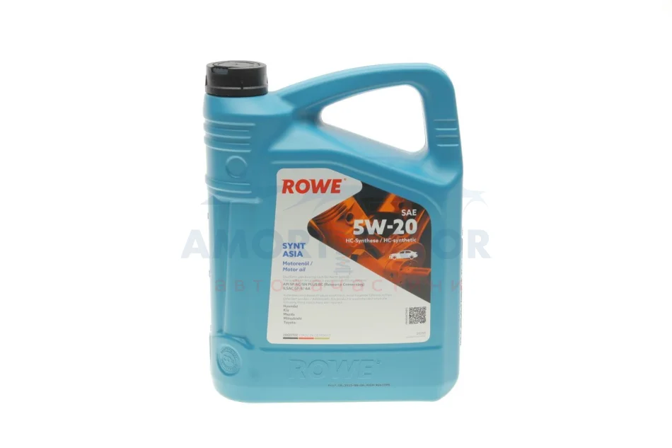 Олива моторна HIGHTEC SYNT ASIA SAE 5W-20 (4 L) ROWE 20359004099 (фото 1)