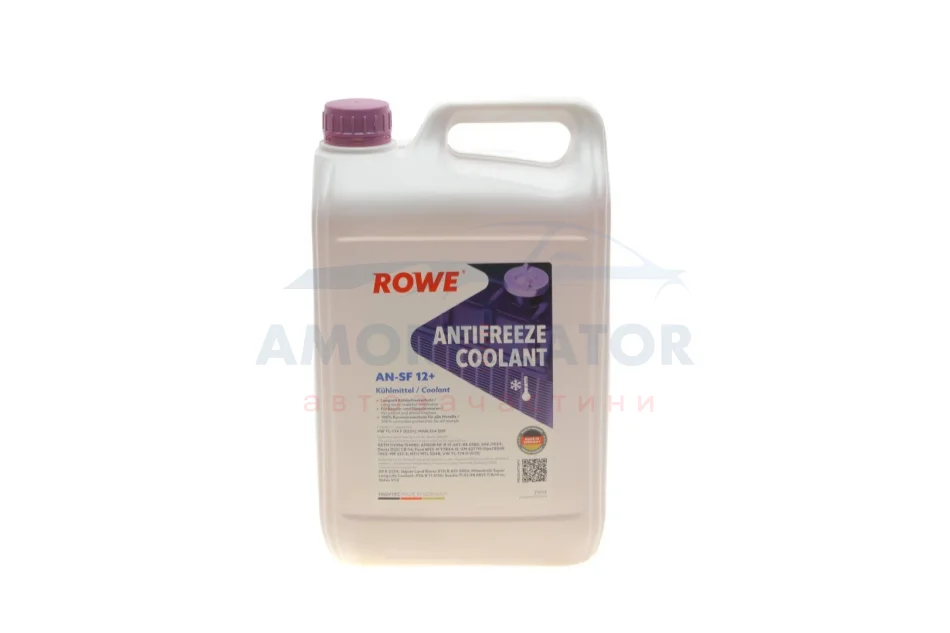 Антифриз HIGHTEC ANTIFREEZE COOLANT AN-SF 12+ (5 L) ROWE 21014005099 (фото 1)