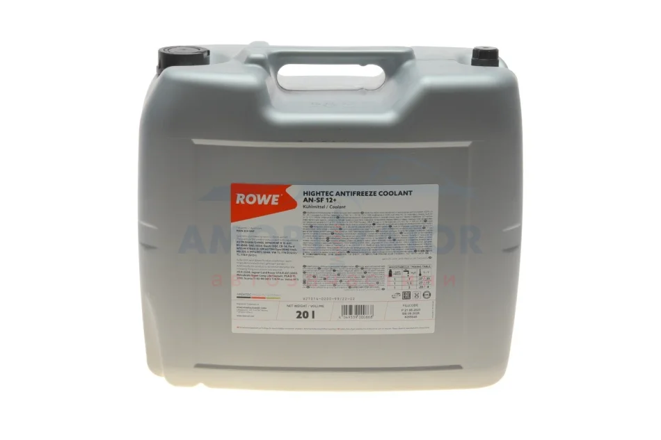 Антифриз HIGHTEC ANTIFREEZE COOLANT AN-SF 12+ (20 L) ROWE 21014020099 (фото 1)