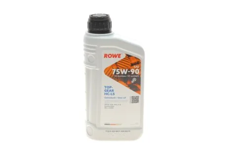 Олива трансмісійна HIGHTEC TOPGEAR SAE 75W-90 HC-LS (1 L) ROWE 25004001099
