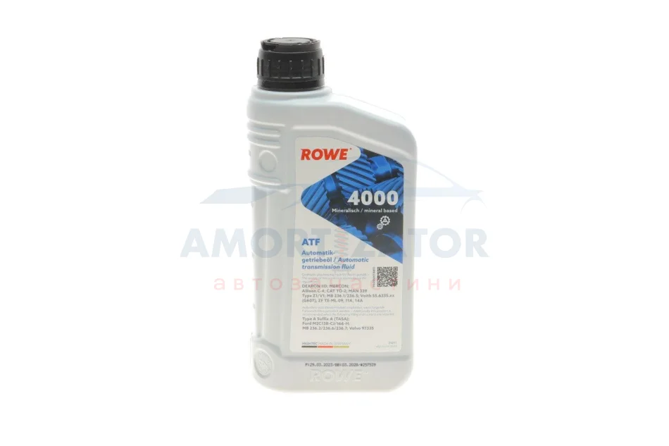 Олива трансмісійна HIGHTEC ATF 4000 (1 L) ROWE 25011001099 (фото 1)