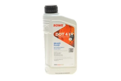 Гальмівна рідина HIGHTEC BRAKE FLUID DOT 4 LV (1 L) ROWE 25114001099