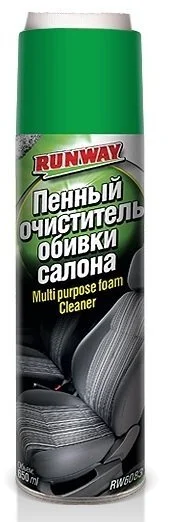 0.65л MULTI – PURPOSE CLEANER пінний очищувач салону (оббивка:синтетика,велюр) RUNWAY RW6083 (фото 1)