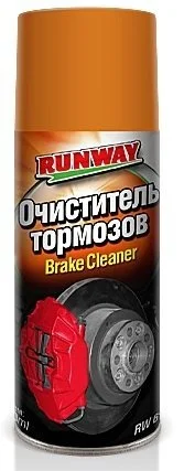 0.5л BRAKE CLEANER очищувач гальм (аерозоль) RUNWAY RW6121 (фото 1)
