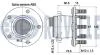 MITSUBISHI комплект задн. маточини колеса c ABS Outlander,Lancer 08- RUVILLE 221686 (фото 2)