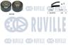 К-кт. ГРМ (рем.+ ролик) FIAТ Doblo 1.4, Bravo, Idea RUVILLE 550034 (фото 1)