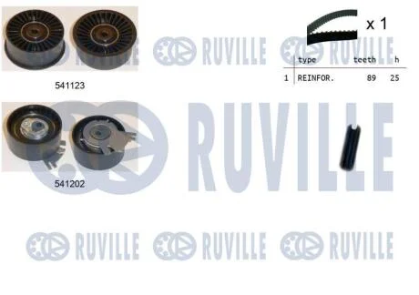 К-кт ГРМ Nissan/Opel/Renault 2.2-2.5Dci RUVILLE 550118