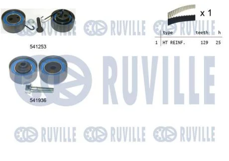 К-кт ГРМ Opel Astra 1.7CDTI RUVILLE 550123
