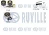 К-т ГРМ (ремень + 2ролика) FIAT Doblo 1,6D Multijet 10-. RUVILLE 550303 (фото 1)