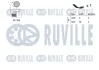К-кт. ремінь + ролик Audi A3,Skoda Fabia II,Octavia II,SuperB II,Caddy III,CC,Golf VI,Passat 1.6/2.0TD 05- RUVILLE 570064 (фото 2)