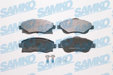 Комплект гальмівних накладок, дискове гальмо SAMKO 5SP1004