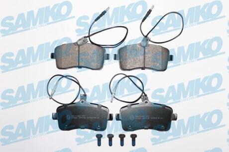 Комплект гальмівних накладок, дискове гальмо SAMKO 5SP1196